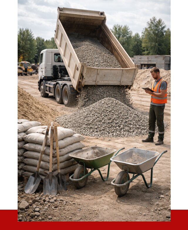 Доставка нерудных материалов в Ивантеевке от 1234 руб. | ПРОНЕРУДВнт
