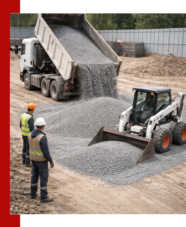 Доставка и продажа гранитного щебня фракции 0-5 в Ивантеевке