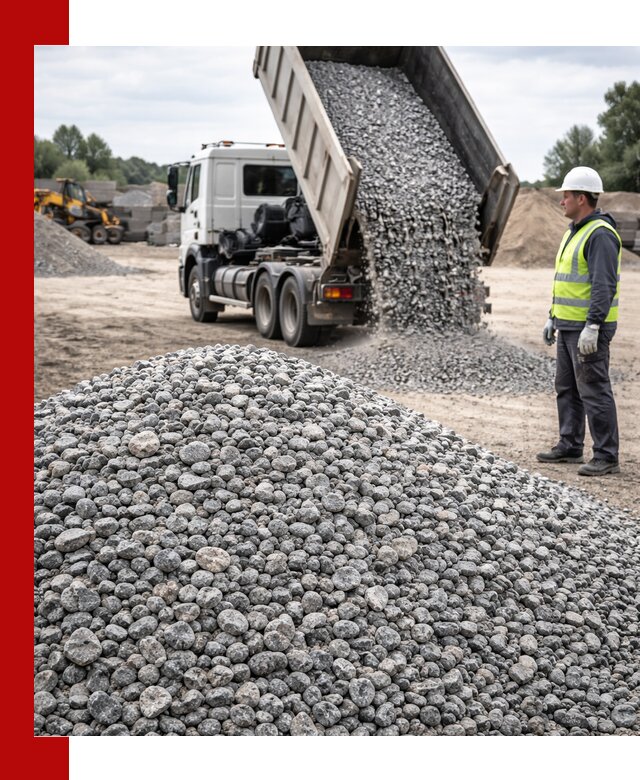 Доставка и продажа гранитного щебня фракции 5-20 в Ивантеевке