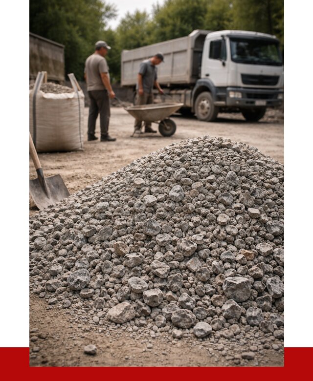 Гранитный щебень фракция 20-40 в Ивантеевке от 3292 руб. ПРОНЕРУДВнт