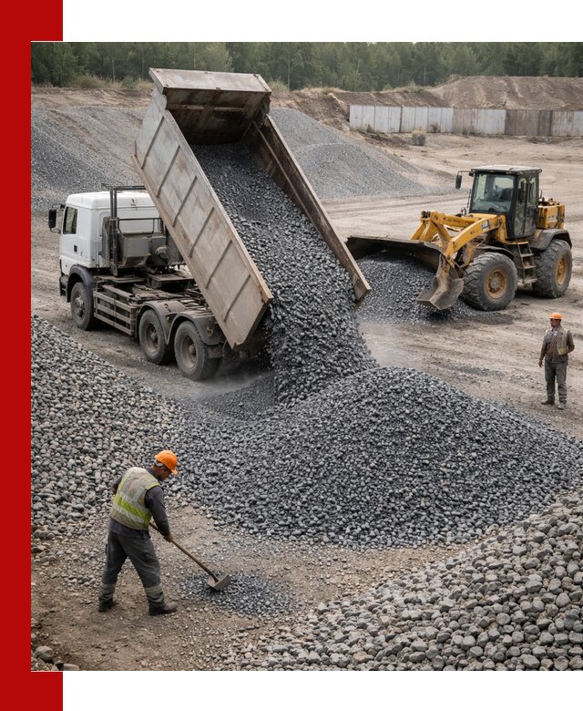 Щебень габбро-диабаз фр. 5-20 с доставкой в Ивантеевке