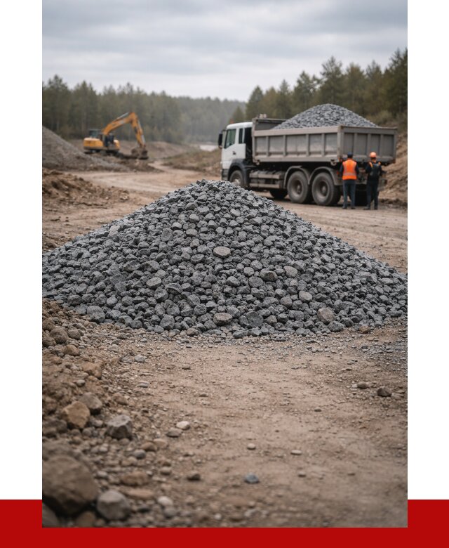 Щебень габбро диабаз фракция 40-70 в Ивантеевке от 2263 р-ПРОНЕРУДВнт