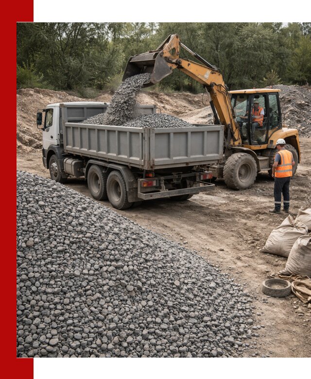 Доставка гравийного щебня в Ивантеевке оптом и в розницу