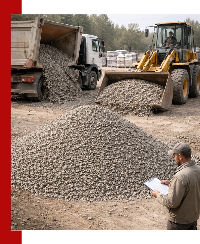 Гравийный щебень фракция 5–10 с доставкой в Ивантеевке