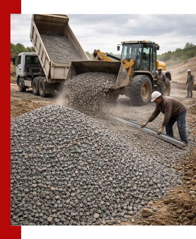 Гравийный щебень фракция 5-20 с доставкой в Ивантеевке