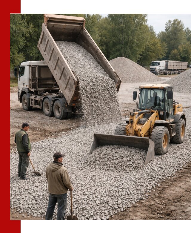 Купить гравийный щебень фракция 20-40 в Ивантеевке с доставкой