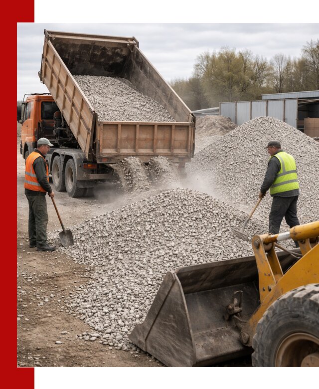 Доломитовый щебень фракции 5-20 с доставкой в Ивантеевке