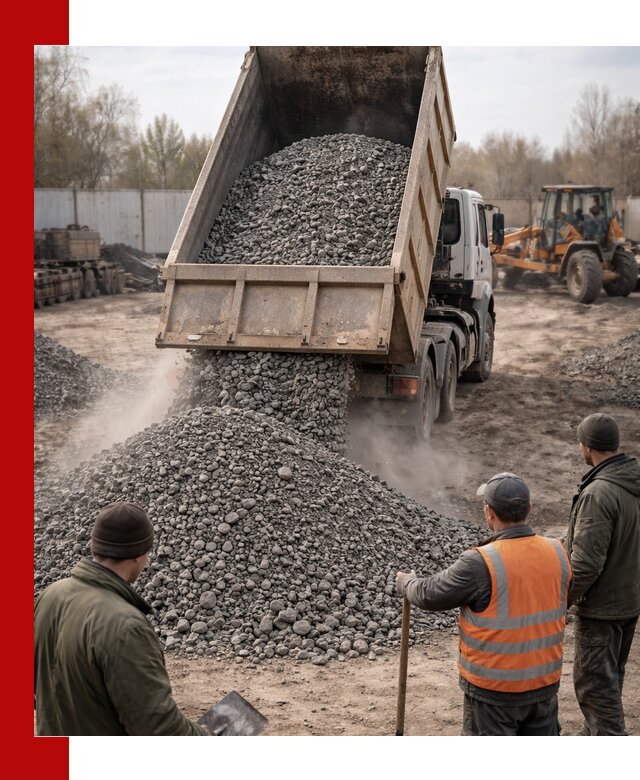 Доставка шлакового щебня в удобные сроки по выгодной цене в Ивантеевке