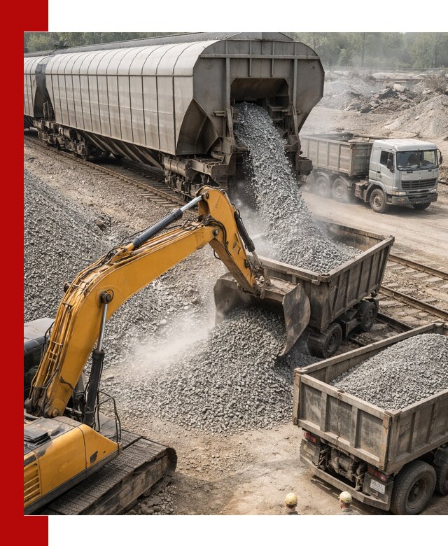 Доставка железнодорожного щебня в Ивантеевке крупными партиями быстрого отгруза