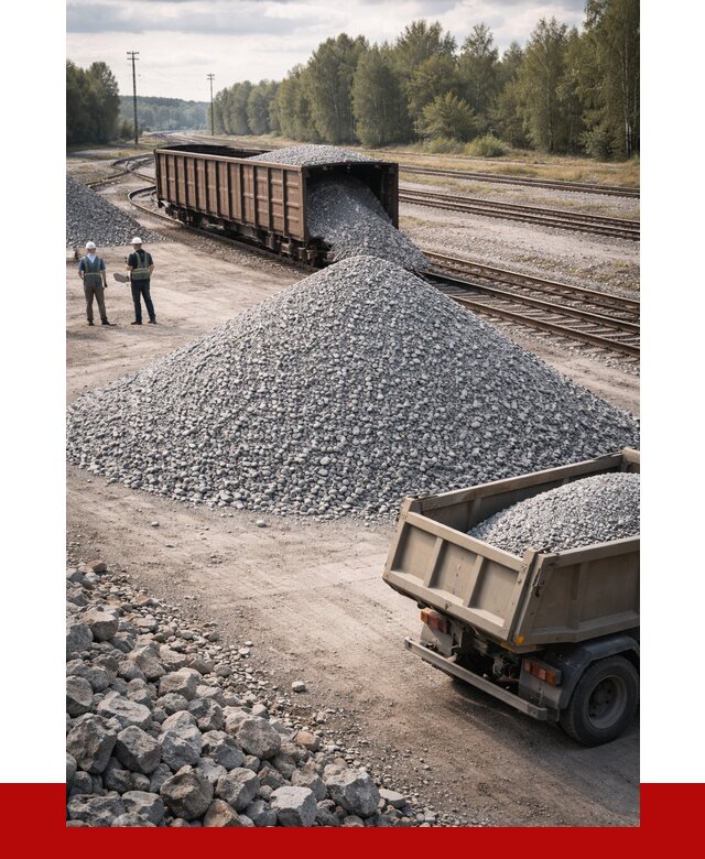 Железнодорожный щебень 20-60 в Ивантеевке от 1749 р. | ПРОНЕРУДВнт