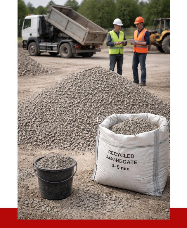 Вторичный щебень фракция 0-5 в Ивантеевке от 1646 р. ПРОНЕРУДВнт