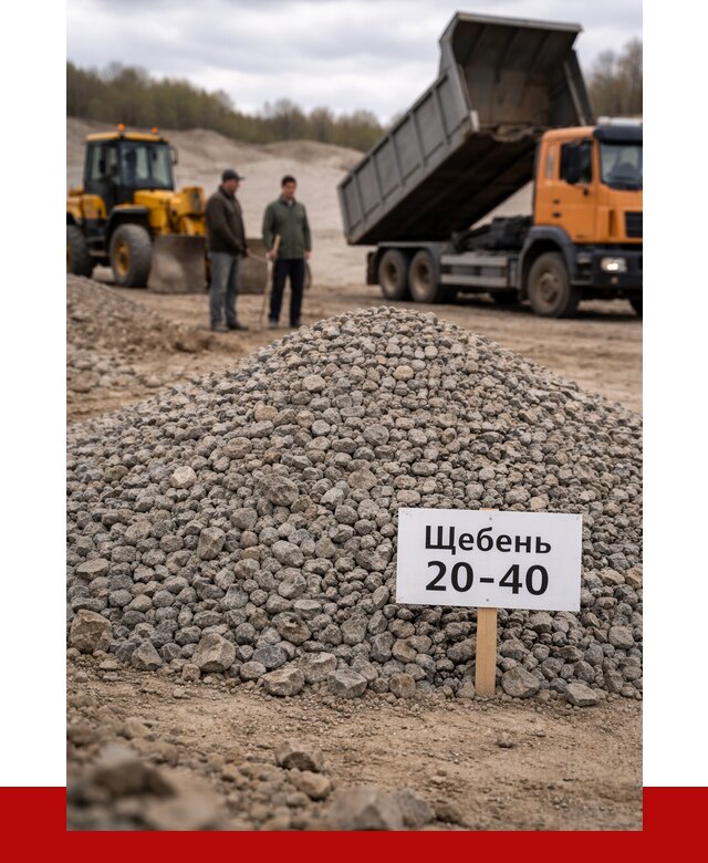 Бетонный щебень фракция 20-40 в Ивантеевке от 2520 р. | ПРОНЕРУДВнт