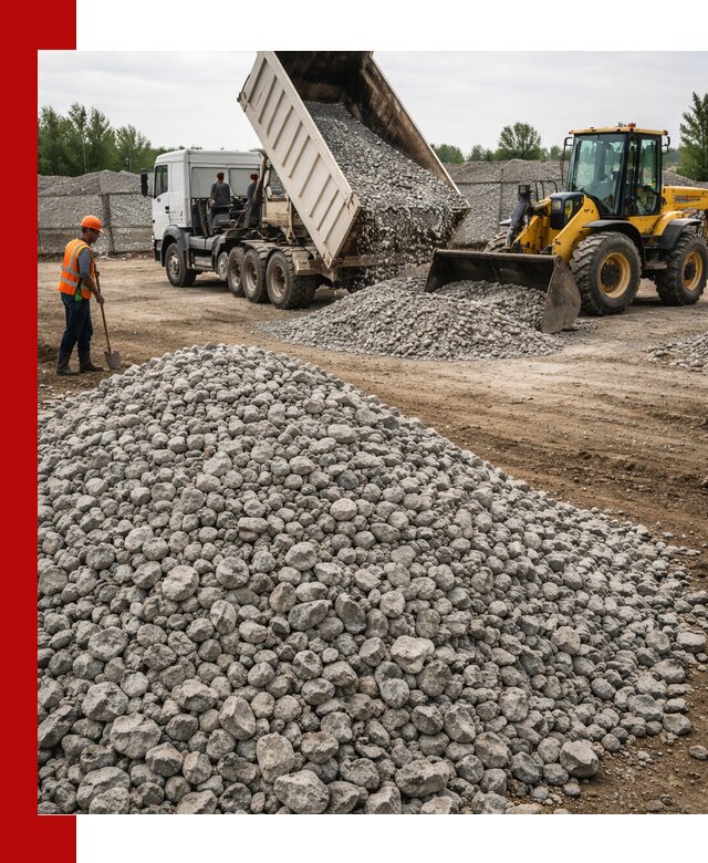 Доставка бетонного щебня фракции 40-70 в Ивантеевке