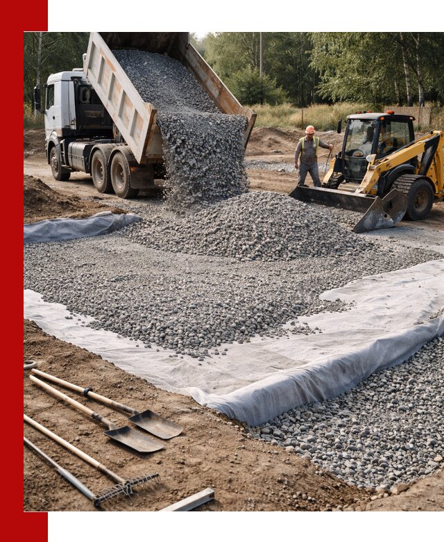 Щебень для фундамента с доставкой в Ивантеевке