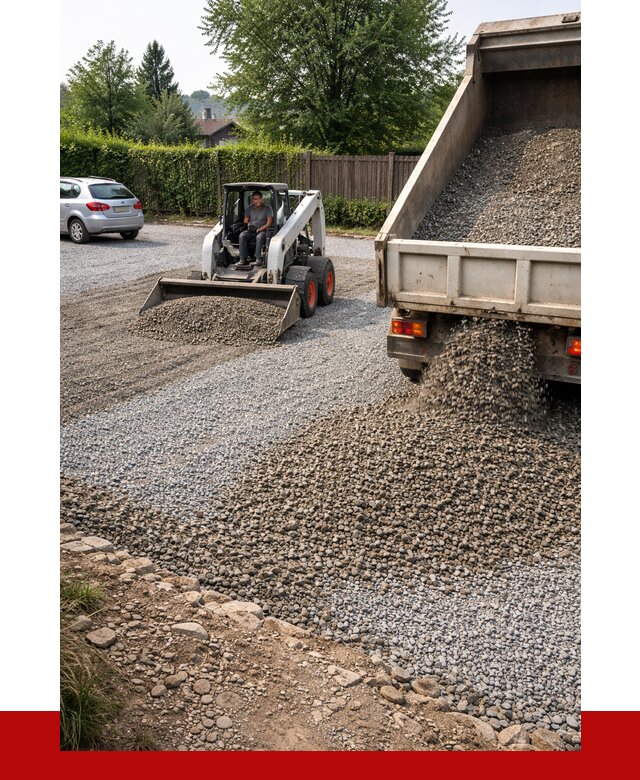 Щебень для парковки в Ивантеевке с доставкой от 1234 р.| ПРОНЕРУДВнт