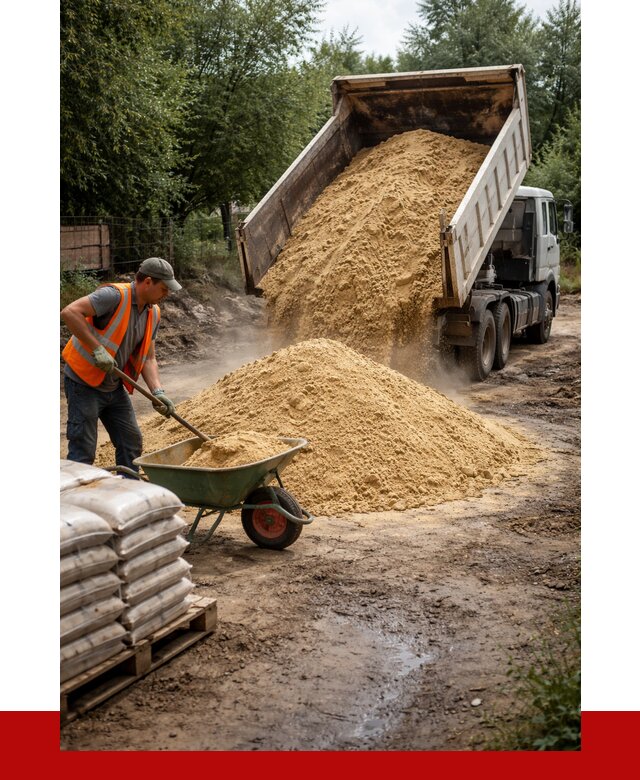 Купить песок с доставкой в Ивантеевке от 1852 р. | ПРОНЕРУДВнт