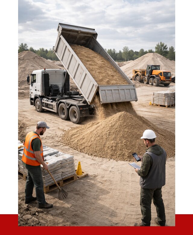Карьерный песок с доставкой в Ивантеевке от 3703 р. ПРОНЕРУДВнт