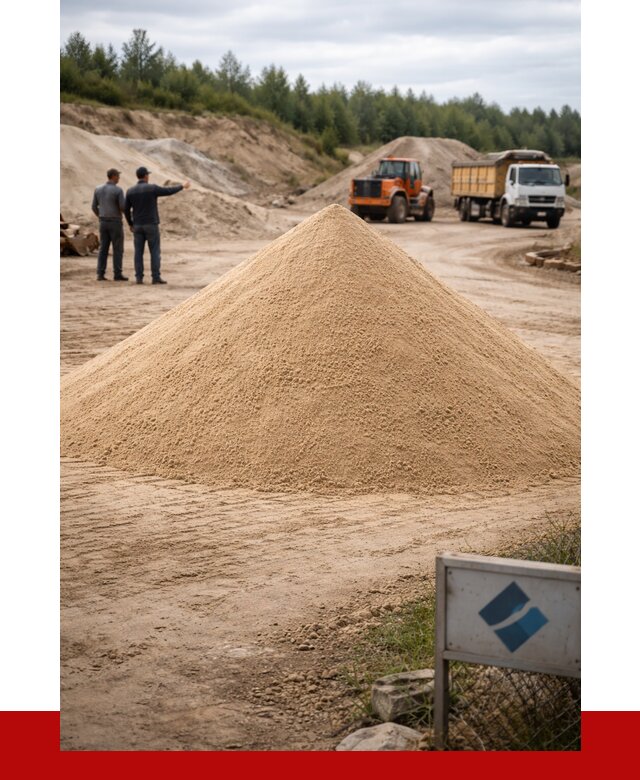 Карьерный песок навалом в Ивантеевке от 1852 р. | ПРОНЕРУДВнт