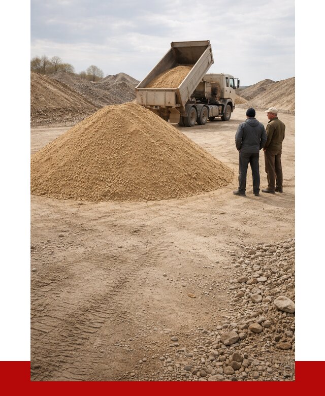 Карьерный песок крупнозернистый в Ивантеевке от 8744 р | ПРОНЕРУДВнт