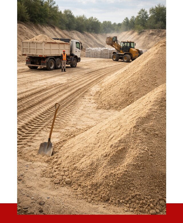 Карьерный песок мелкозернистый в Ивантеевке от 9258 р. | ПРОНЕРУДВнт
