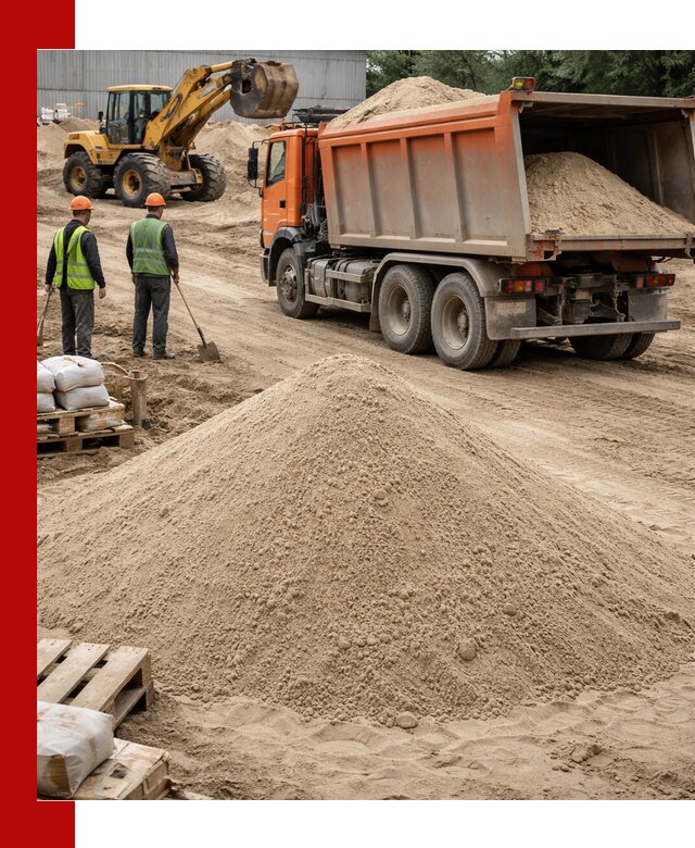 Доставка и продажа мытого речного песка в Ивантеевке
