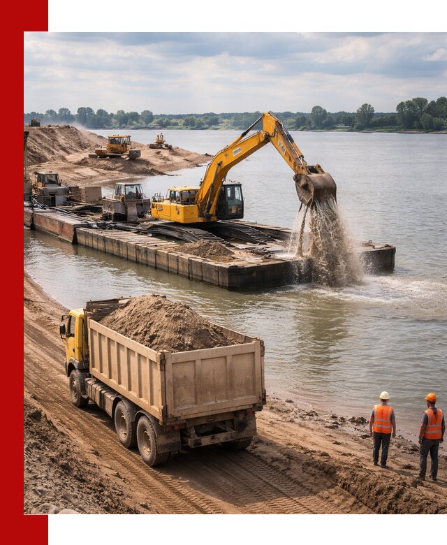 Намывной песок с доставкой в Ивантеевке оптом и в розницу