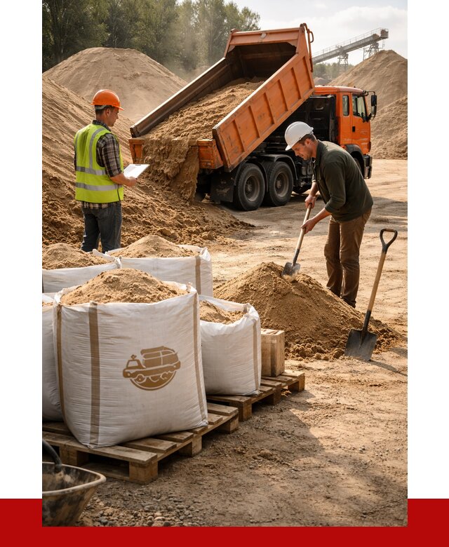 Строительный песок в Ивантеевке от 2263 р. с доставкой, ПРОНЕРУДВнт