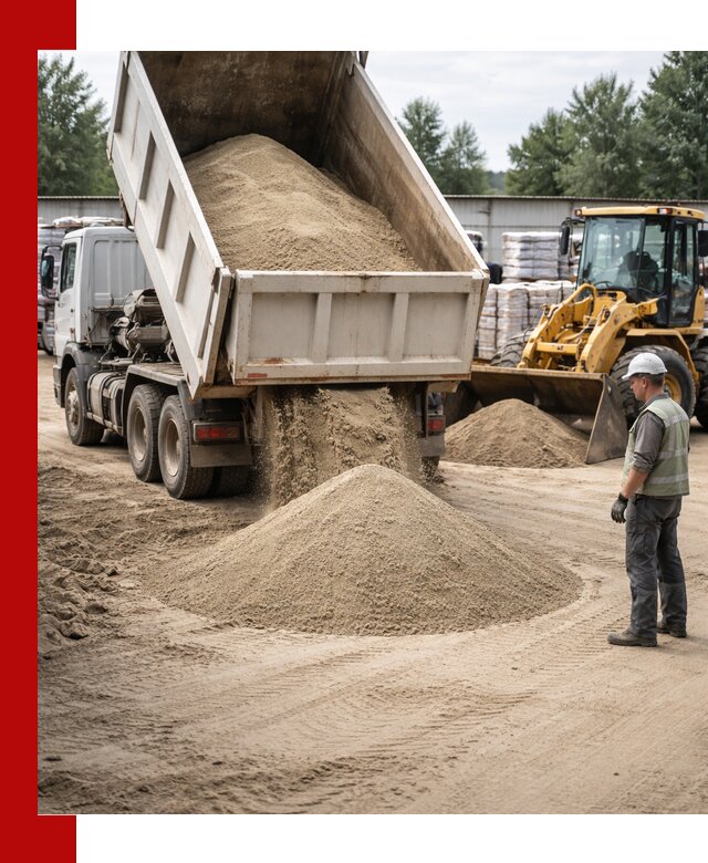 Поставка и доставка песка для бетона в Ивантеевке