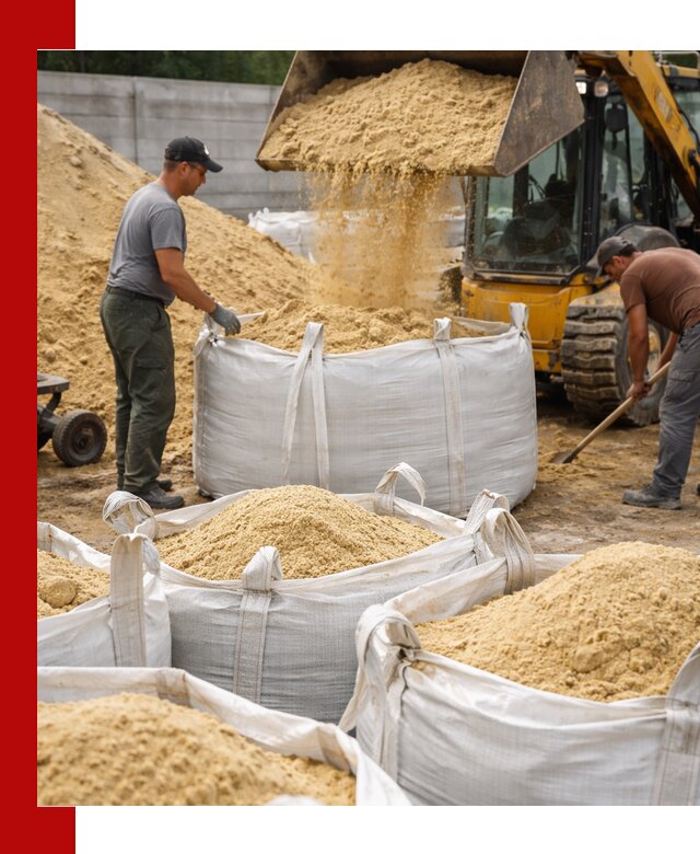 Поставка качественного песка для кладки в Ивантеевке