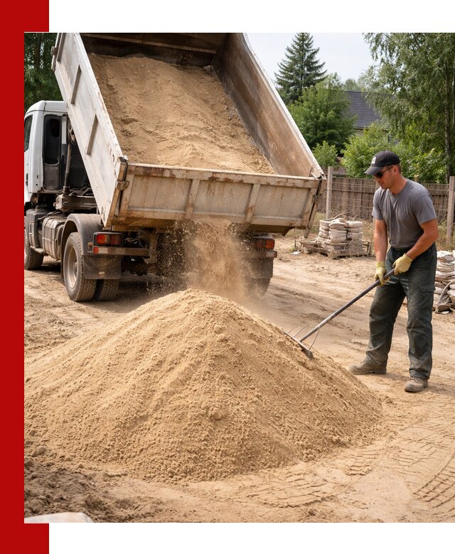 Доставка сухого песка самосвалами в Ивантеевке