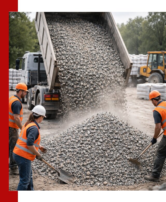 Доставка гравия и камня в Ивантеевке оптом и в розницу