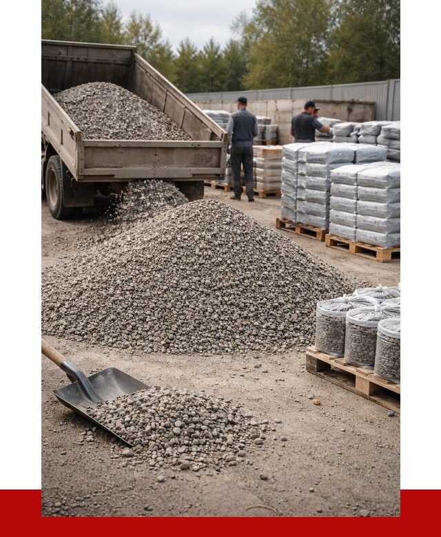 Гравий фракция 5-20 в Ивантеевке купить от 2366 р. ПРОНЕРУДВнт