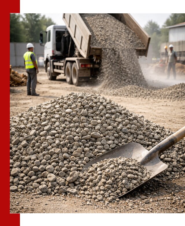 Доставка гравия фракции 20-40 в Ивантеевке с самосвалами