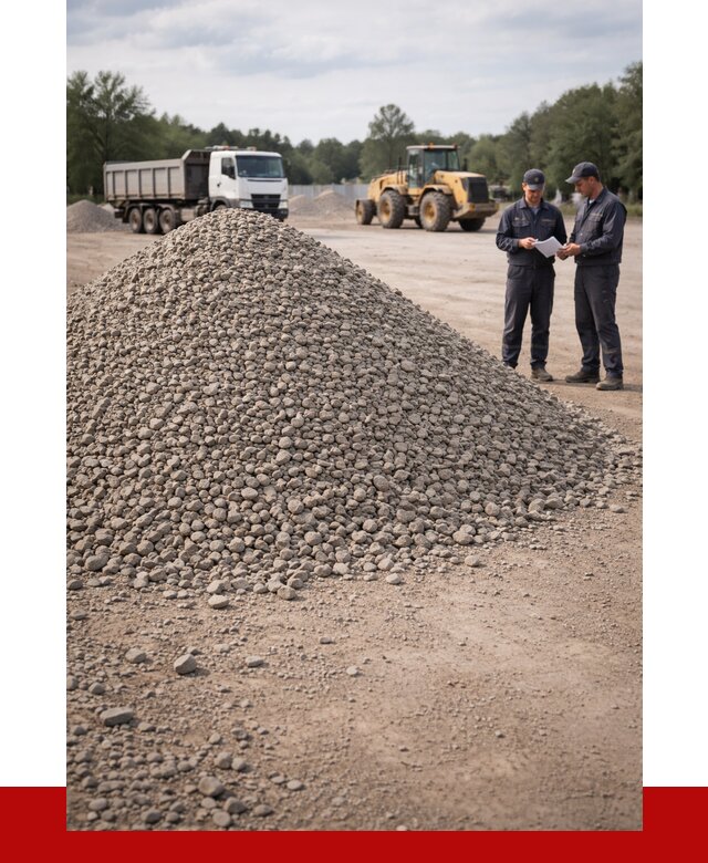 Купить гравий фракция 40-70 в Ивантеевке от 1234 р. | ПРОНЕРУДВнт