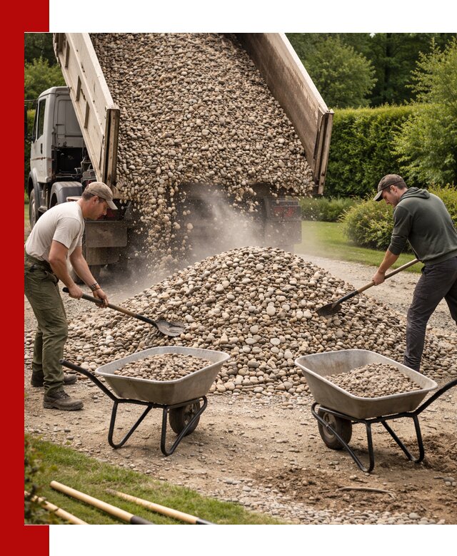 Доставка и продажа декоративной гальки в Ивантеевке