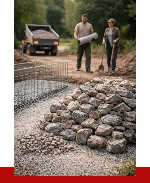 Камень для габионов фракция 100-200 в Ивантеевке от 4938 р. | ПРОНЕРУДВнт