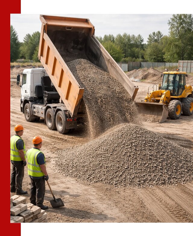 Доставка щебёночно-песчаной смеси ЩПС С7 в Ивантеевке