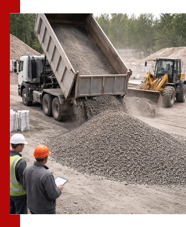 Доставка и продажа гранитного отсева 0-10 в Ивантеевке