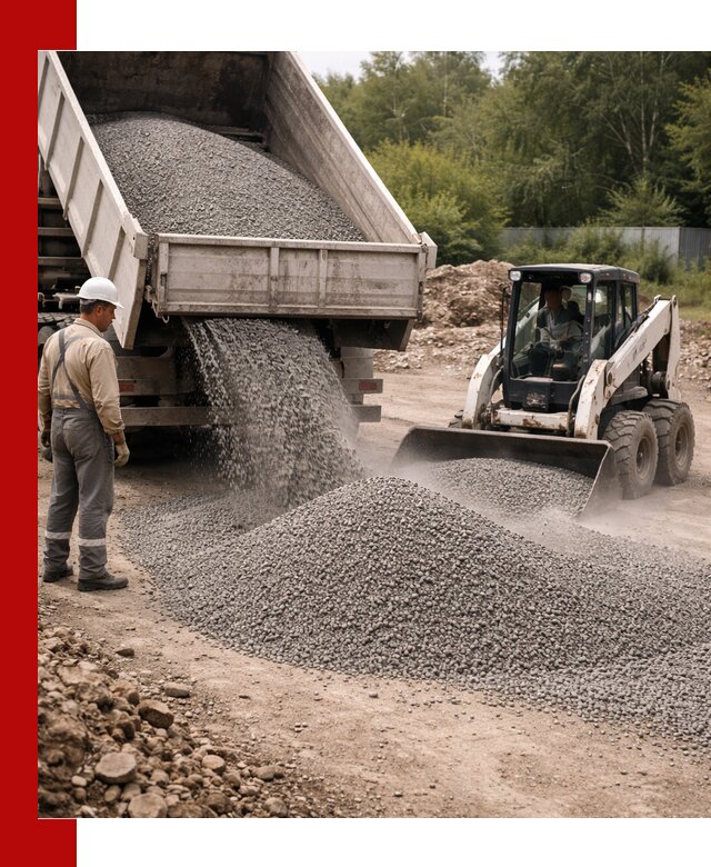 Доставка гравийного отсева 0-5 в Ивантеевке оптом и в розницу