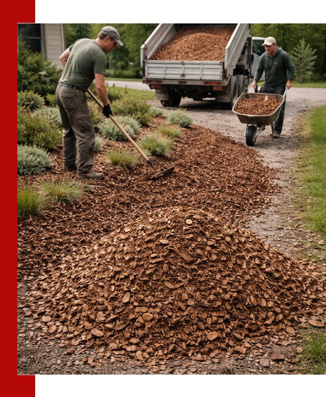 Крошка для мульчирования с доставкой в Ивантеевке