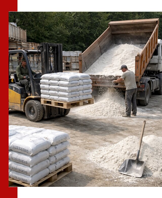 Доставка строительной извести оптом и в розницу в Ивантеевке