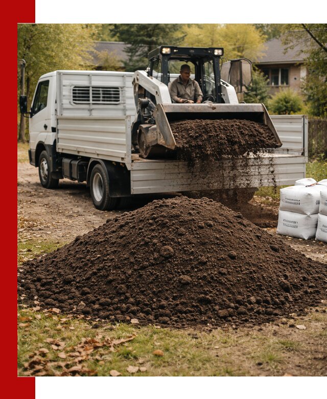 Доставка садовой земли в больших объёмах в Ивантеевке