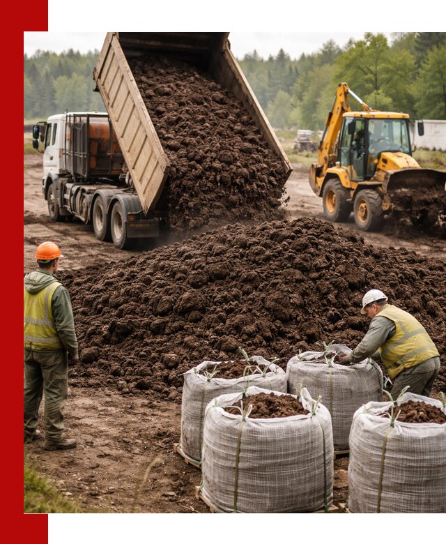 Доставка нейтрального торфа в Ивантеевке оптом и в розницу