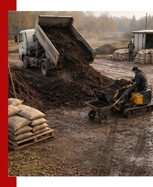 Кислый торф в доставке по выгодным ценам в Ивантеевке