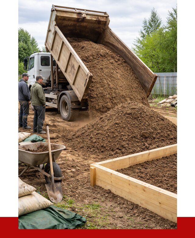 Торфо песчаная смесь в Ивантеевке с доставкой от 1903 р. | ПРОНЕРУДВнт