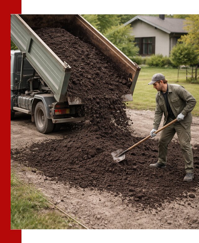 Чернозем для газона с доставкой в Ивантеевке быстро и качественно