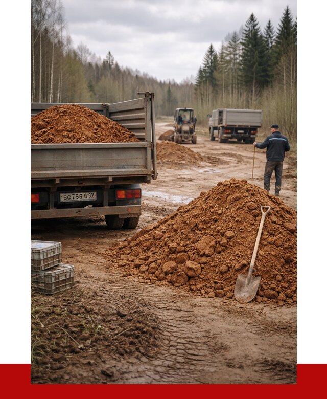 Глина и суглинки в Ивантеевке от 4629 р. за куб | ПРОНЕРУДВнт