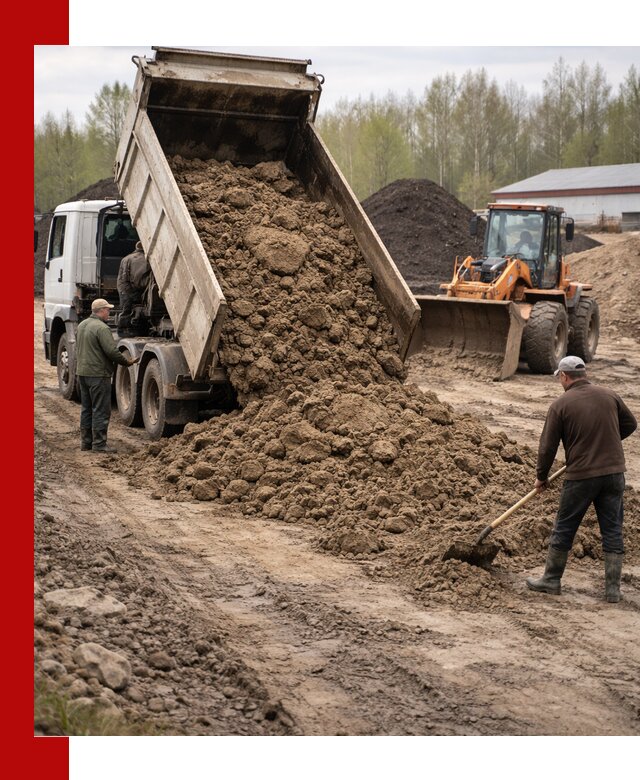 Доставка глин и суглинков в Ивантеевке оптом и вкрай