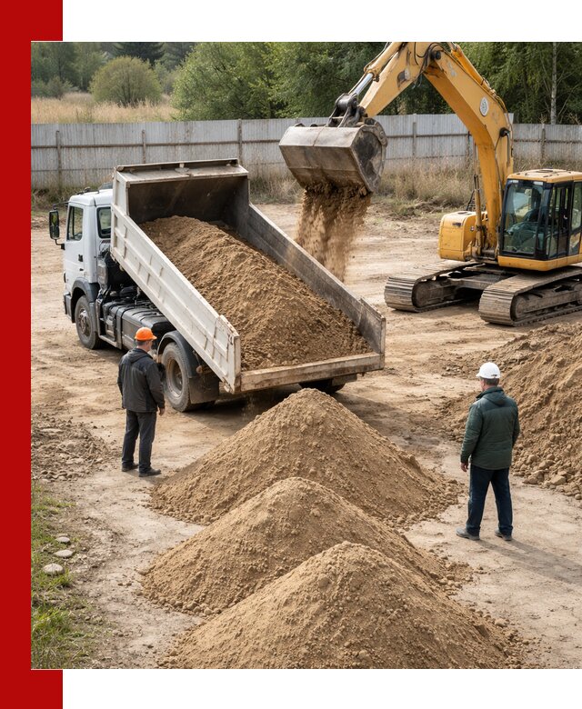 Доставка супеси вагонными и автопартиями в Ивантеевке
