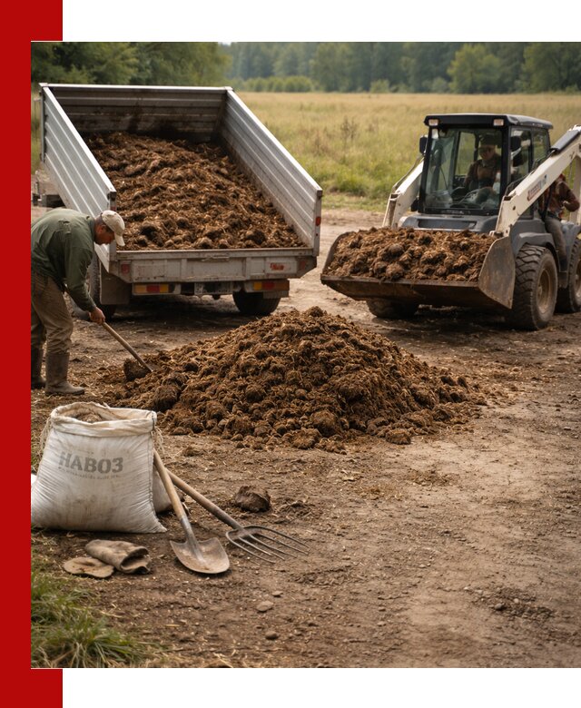 Доставка конского навоза в Ивантеевке с разгрузкой и доставкой на объект